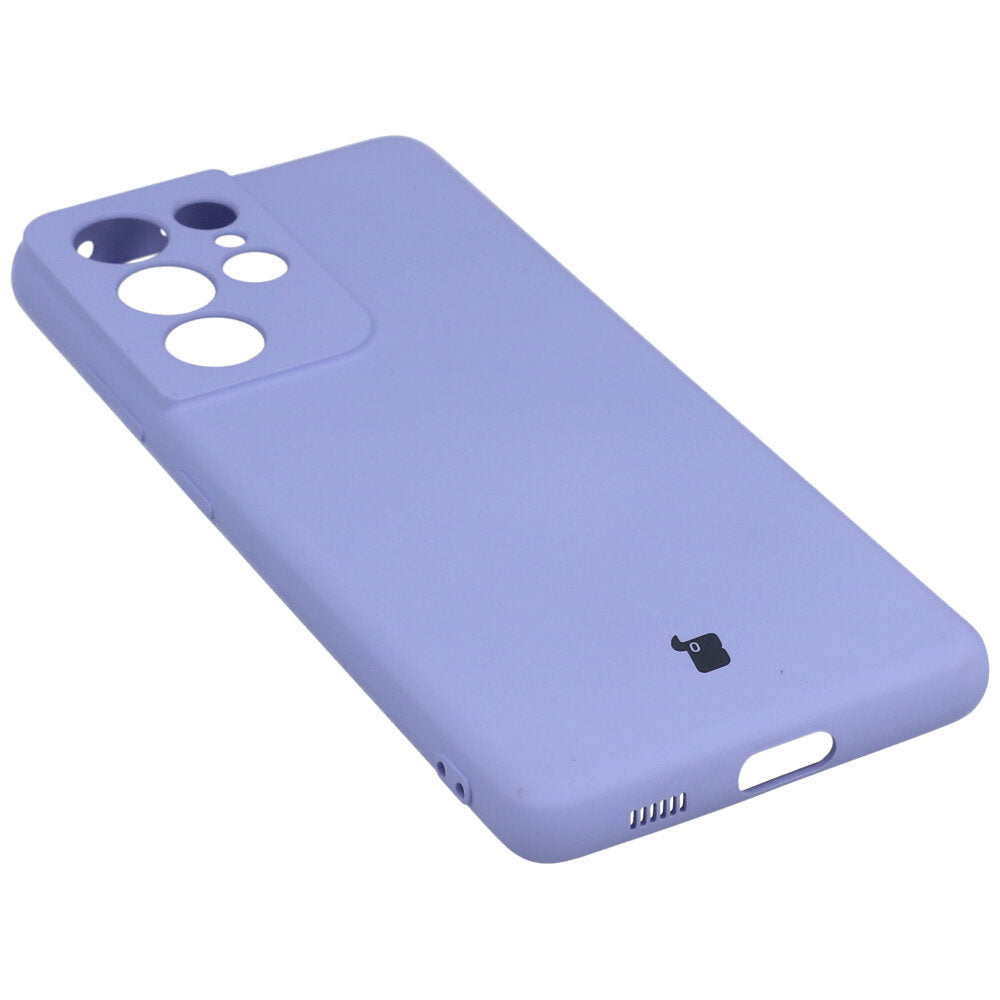 Schutzhülle Bizon Case Silicone für Galaxy S21 Ultra, Violett