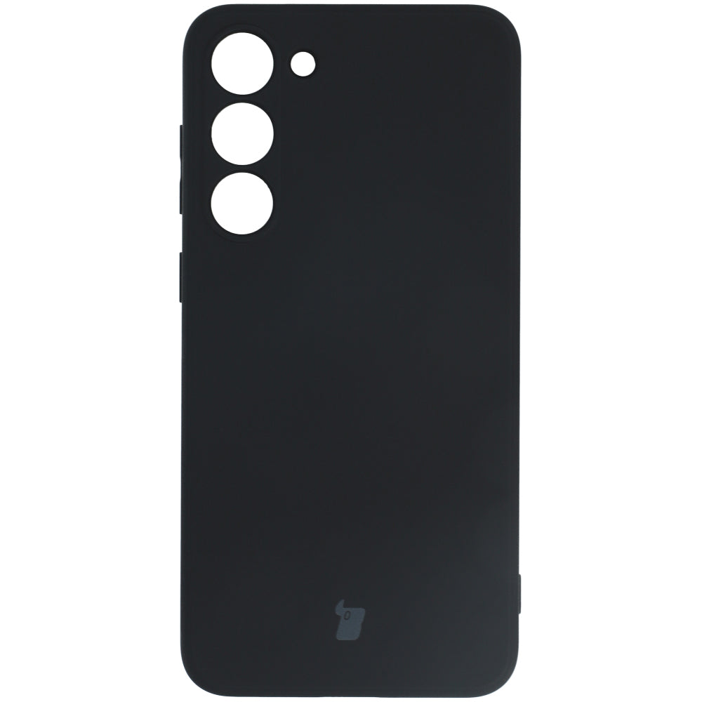 Schutzhülle Bizon Case Silicone Sq für Galaxy S23 Plus, Schwarz