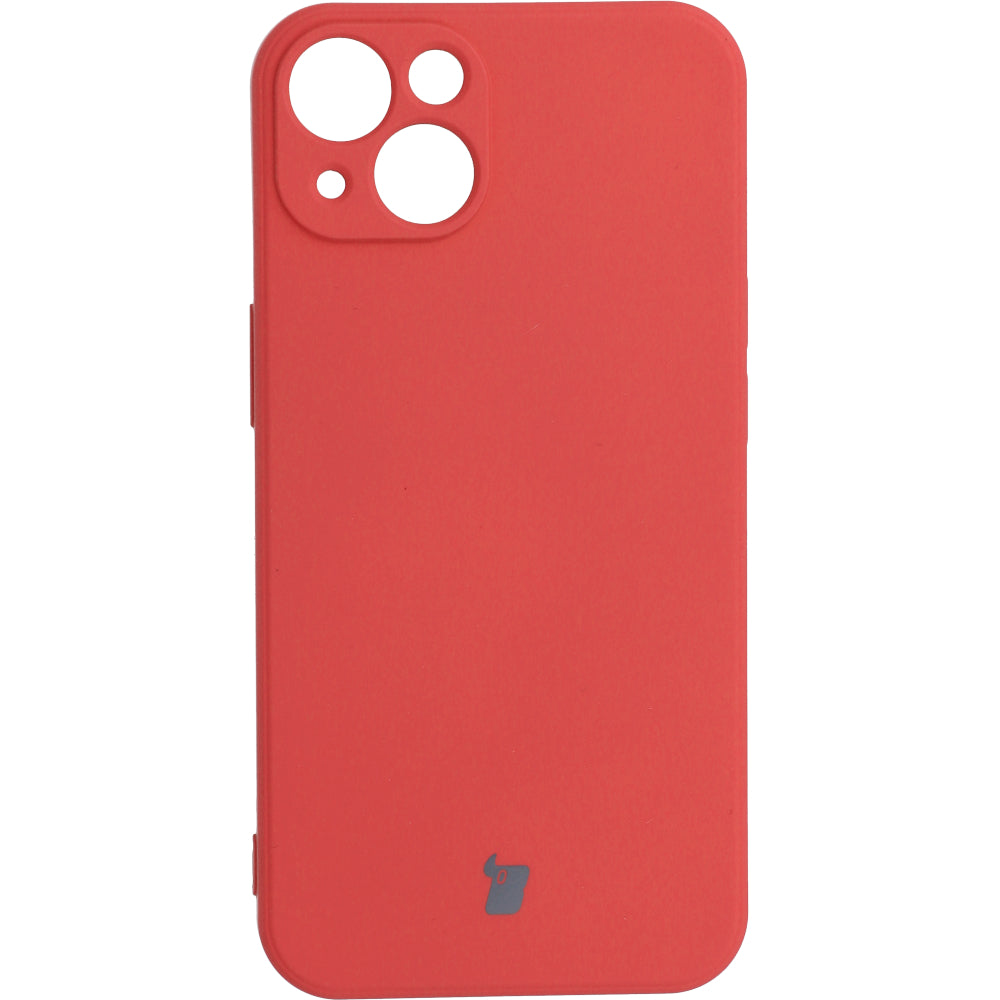 Schutzhülle Bizon Case Silicone für iPhone 13, Dunkelrosa