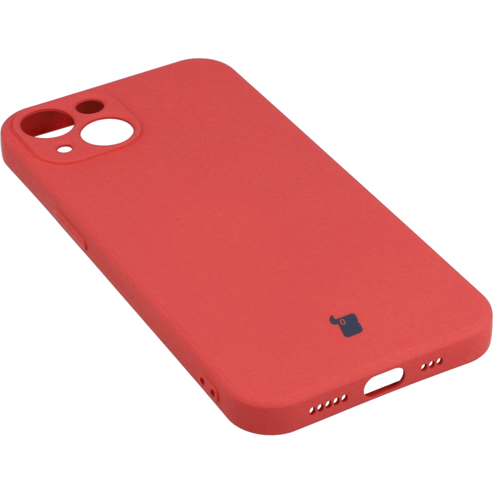 Schutzhülle Bizon Case Silicone für iPhone 13, Dunkelrosa