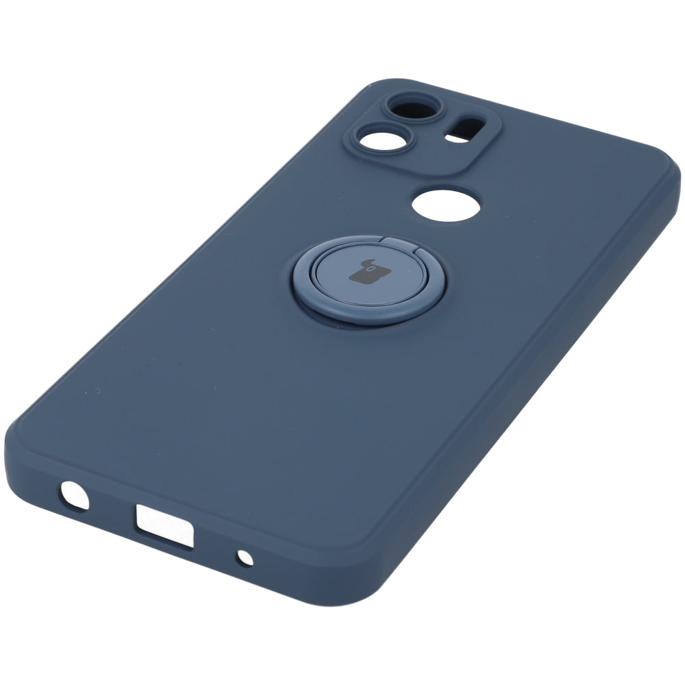 Schutzhülle Bizon Case Silicone Ring für Redmi A1, Dunkelblau