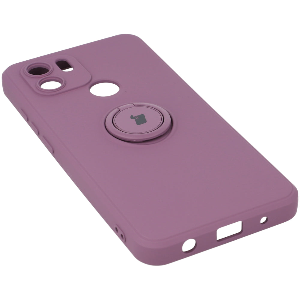 Schutzhülle Bizon Case Silicone Ring für Redmi A1, Dunkelviolett