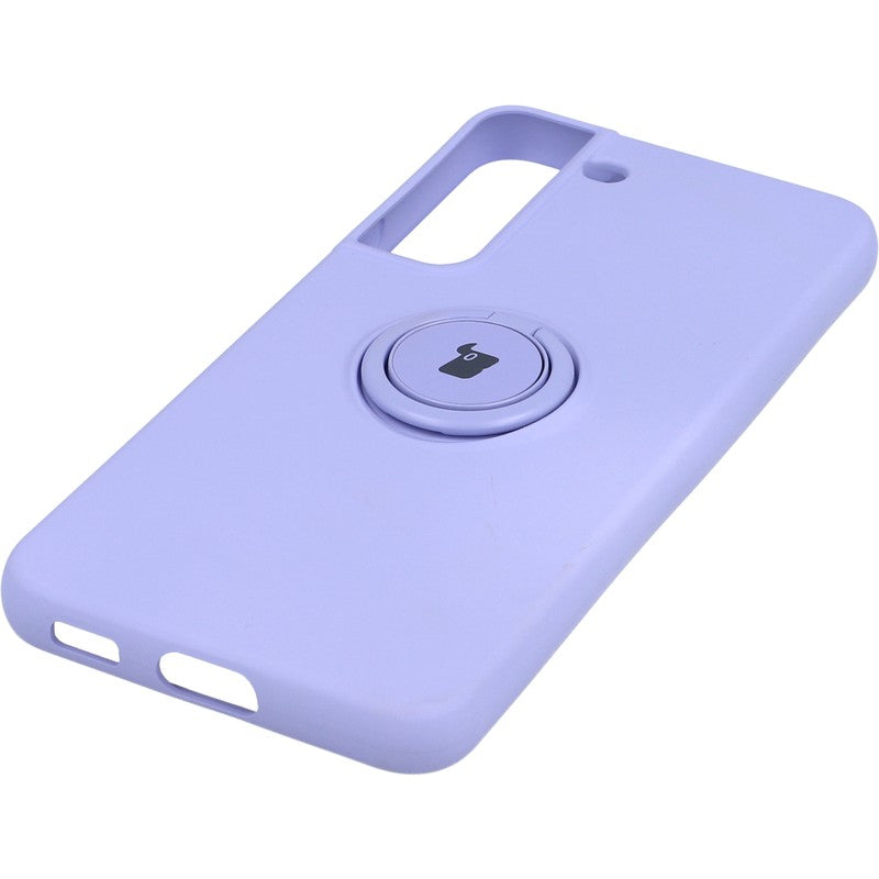 Schutzhülle Bizon Case Silicone Ring für Galaxy S22 Plus, Violett