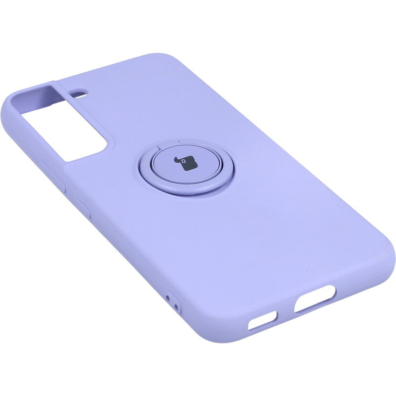 Schutzhülle Bizon Case Silicone Ring für Galaxy S22 Plus, Violett