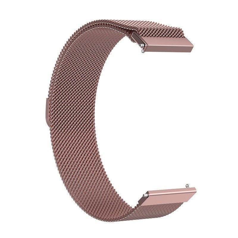 Armband Bizon Strap Watch Chain 18 mm für Huawei Watch GT 4 41 mm, Rosa