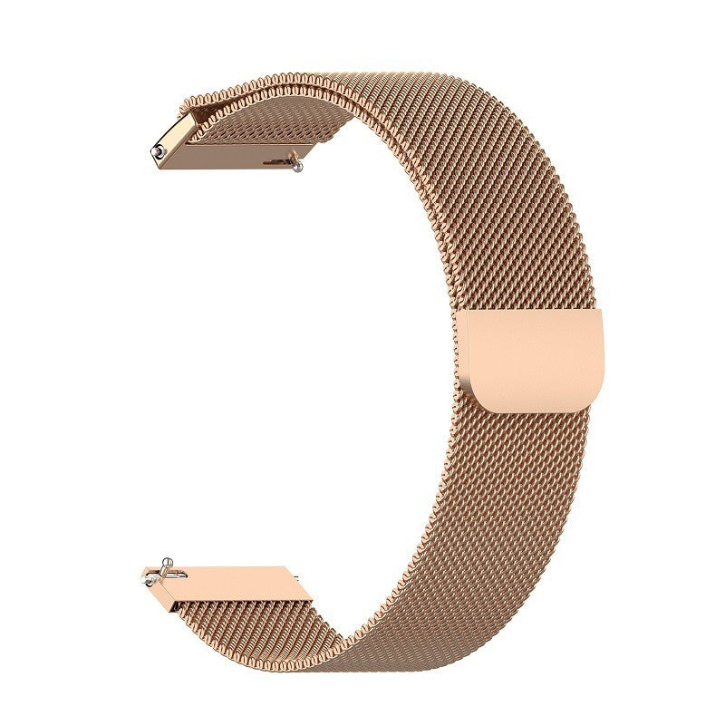 Armband Bizon Strap Watch Chain 18 mm für Huawei Watch GT 4 41 mm, Rosegold