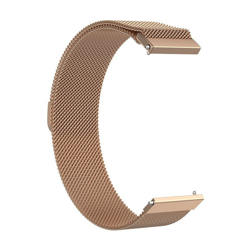 Armband Bizon Strap Watch Chain 18 mm für Huawei Watch GT 4 41 mm, Rosegold