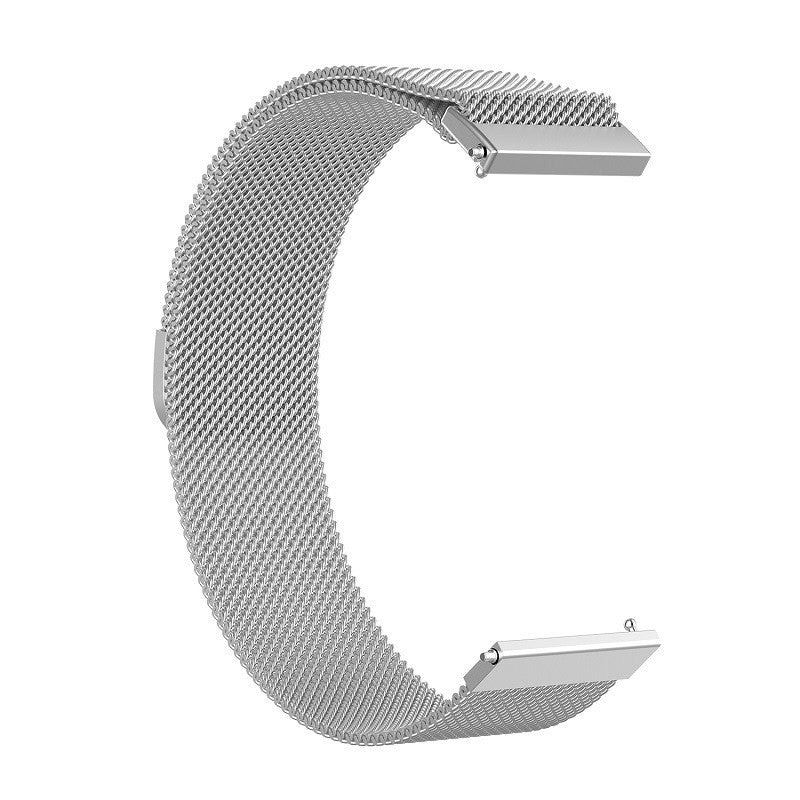 Armband Bizon Strap Watch Chain 18 mm für Huawei Watch GT 4 41 mm, Silbern