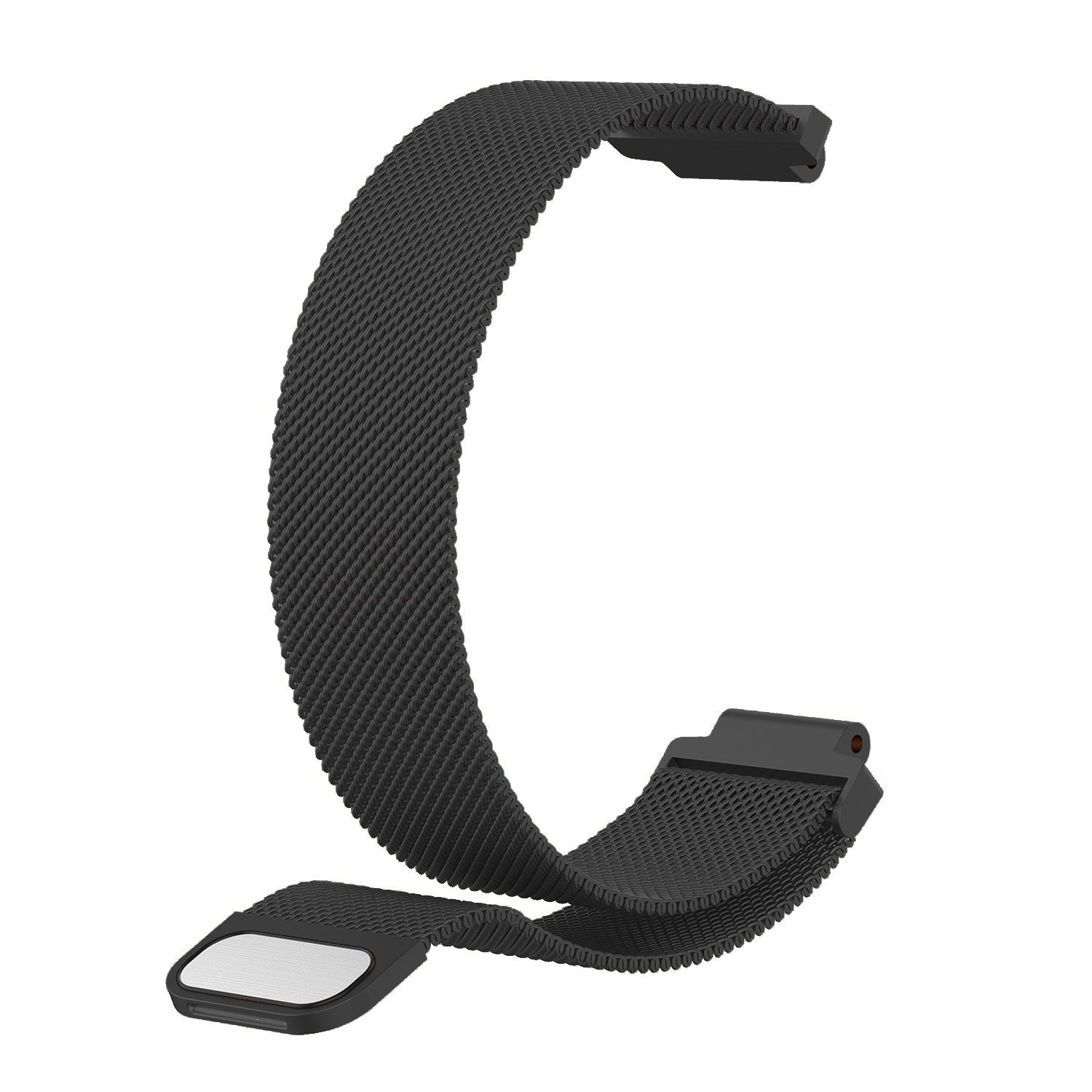 Armband Bizon Strap Watch Chain 20 mm für Huawei Watch GT 3 42 mm, Schwarz