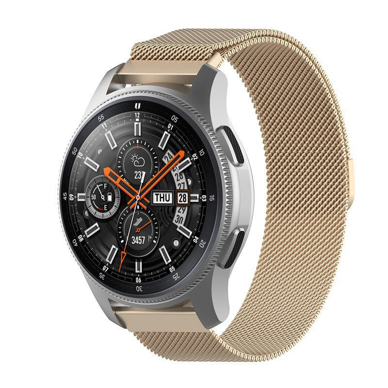 Armband Bizon Strap Watch Chain 22 mm für Huawei Watch GT 4 46 mm, Champagner