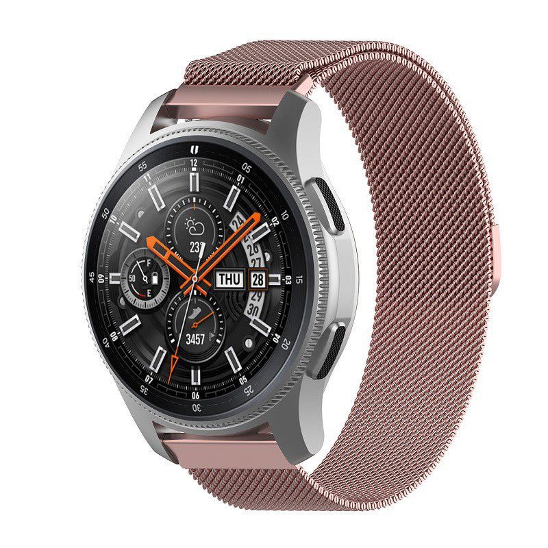 Armband Bizon Strap Watch Chain 22 mm für Huawei Watch GT 4 46 mm, Rosa