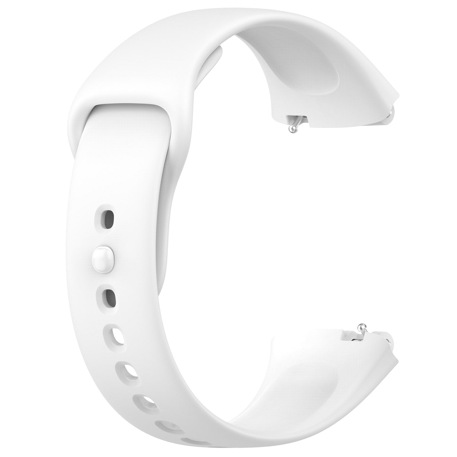 Armband Bizon Strap Watch Dots für Xiaomi Redmi Watch 3 Active, Weiß