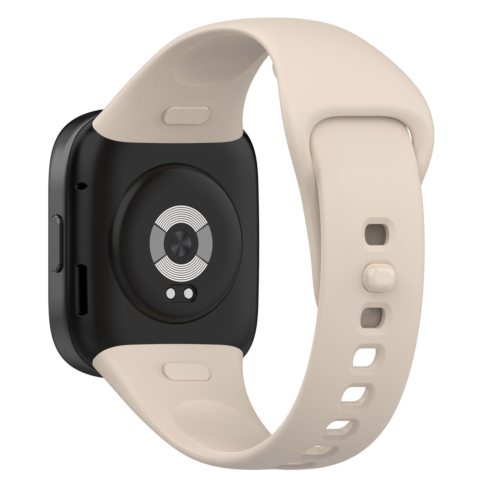 Armband Bizon Strap Watch Dots für Xiaomi Redmi Watch 3, Beige