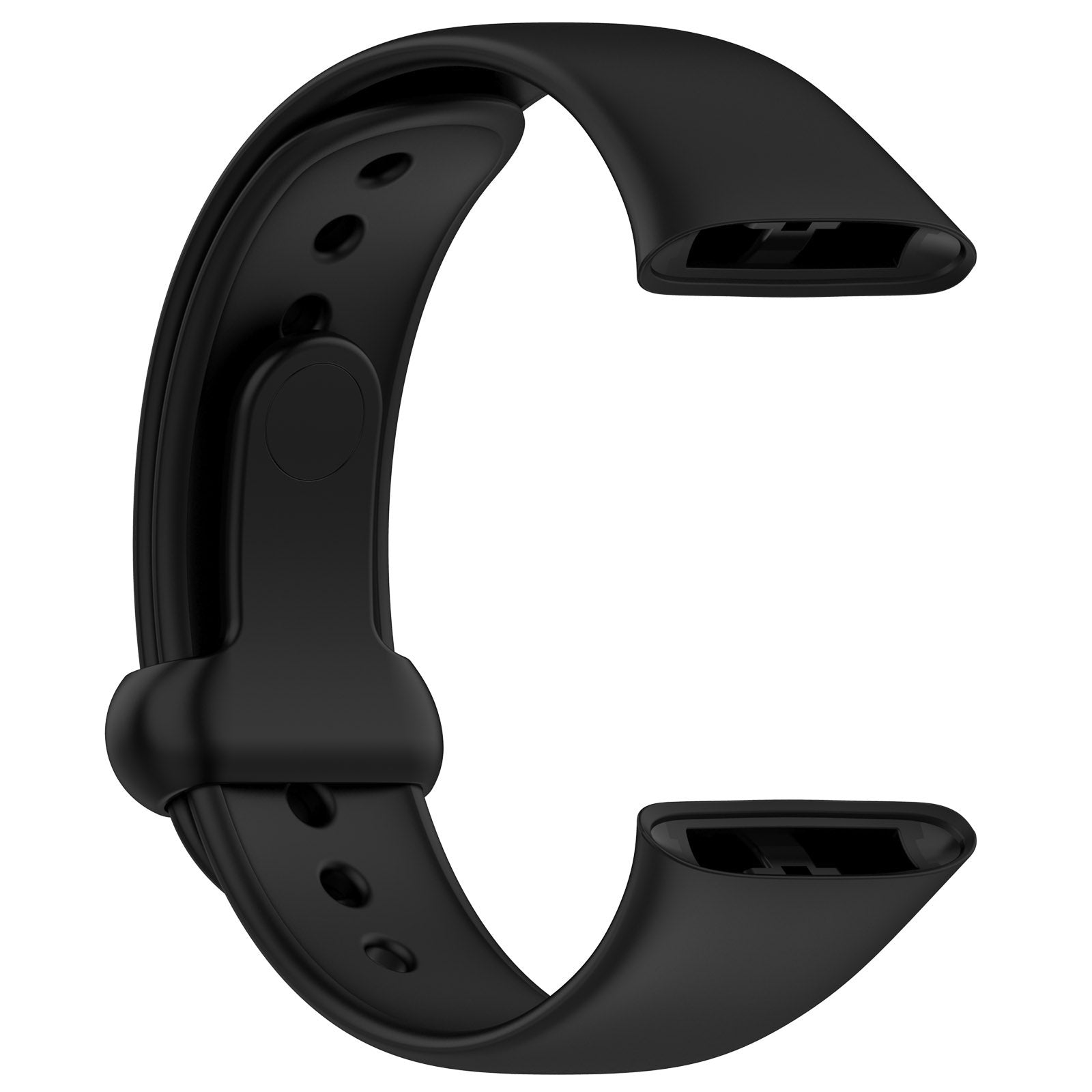 Armband Bizon Strap Watch Nessy für Xiaomi Redmi Watch 3, Schwarz