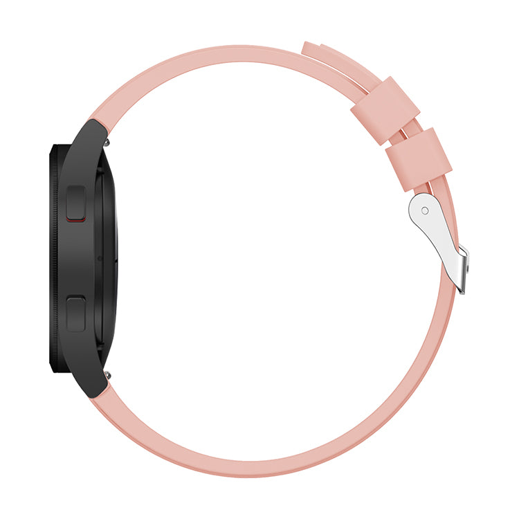 Armband Bizon Strap Watch Silicone Pro für Galaxy Watch 20 mm, Hellrosa