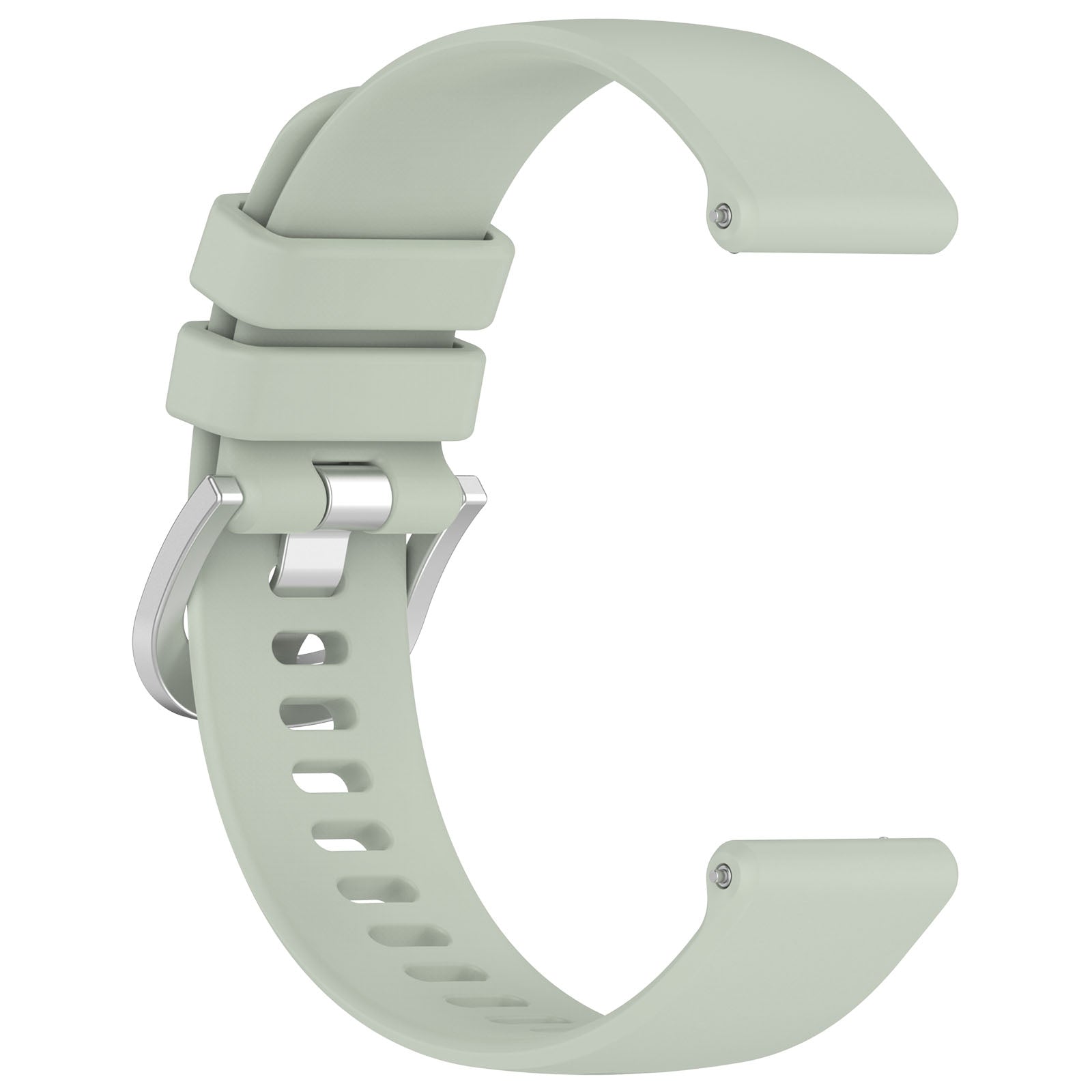 Silikon Armband für Smartwatch, Bizon Strap Watch Silicone Pro T, QuickRelease 20 mm, Türkis