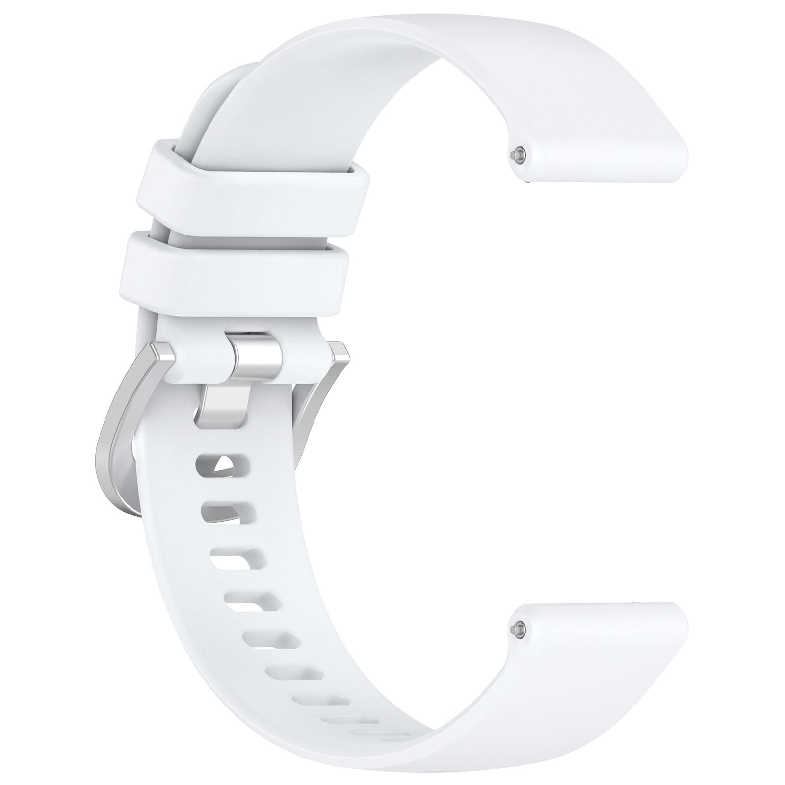 Armband Bizon Strap Watch Silicone Pro für Garmin Vivoactive 5, Weiß