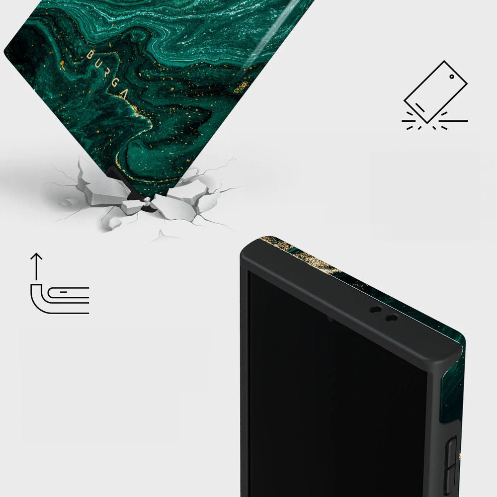 Schutzhülle für Galaxy S24 Ultra, Burga Emerald Pool Tough, Mehrfarbig marine