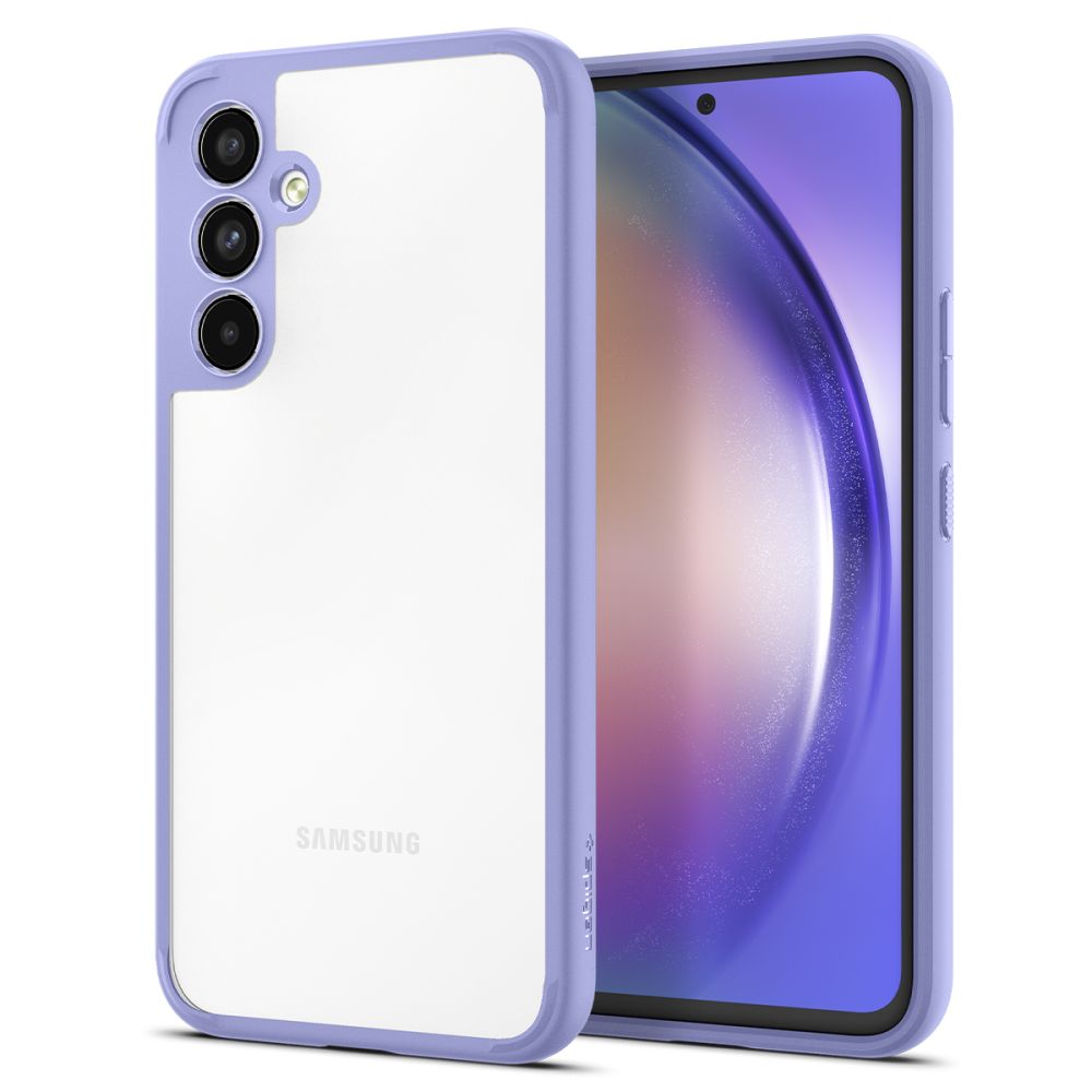 Schutzhülle Spigen Ultra Hybrid für Galaxy A54 5G, Transparent/Violett