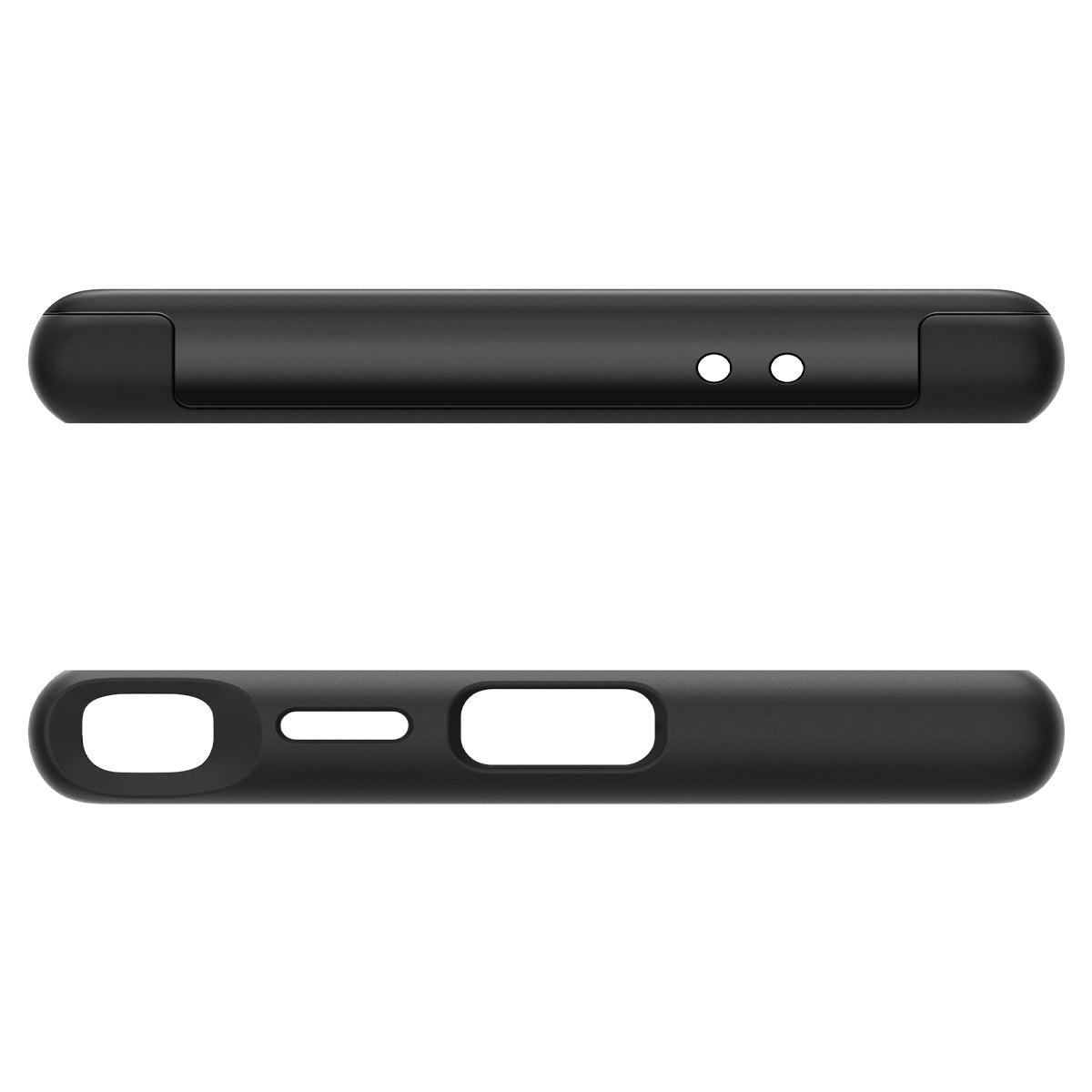 Schutzhülle für Galaxy S24 Ultra, Spigen Slim Armor MagFit, Schwarz