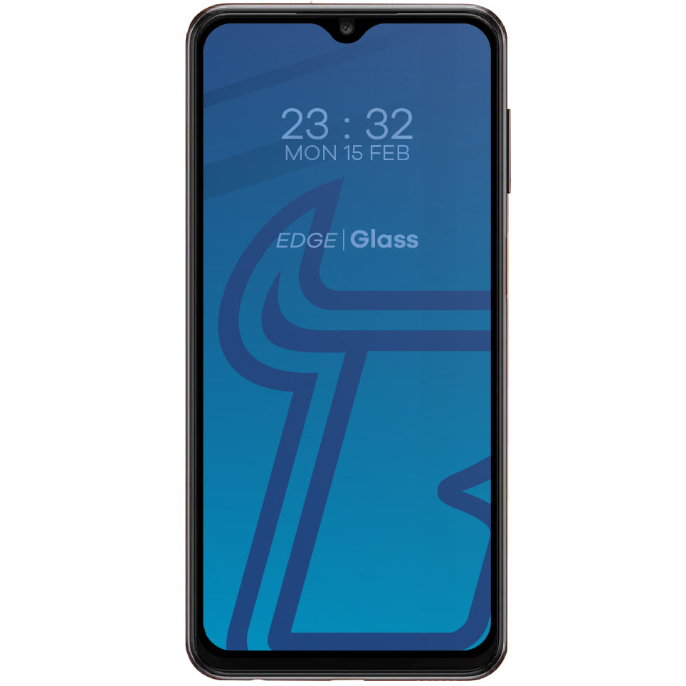 Gehärtetes Glas Bizon Glass Edge für Galaxy A24 4G, Schwarz