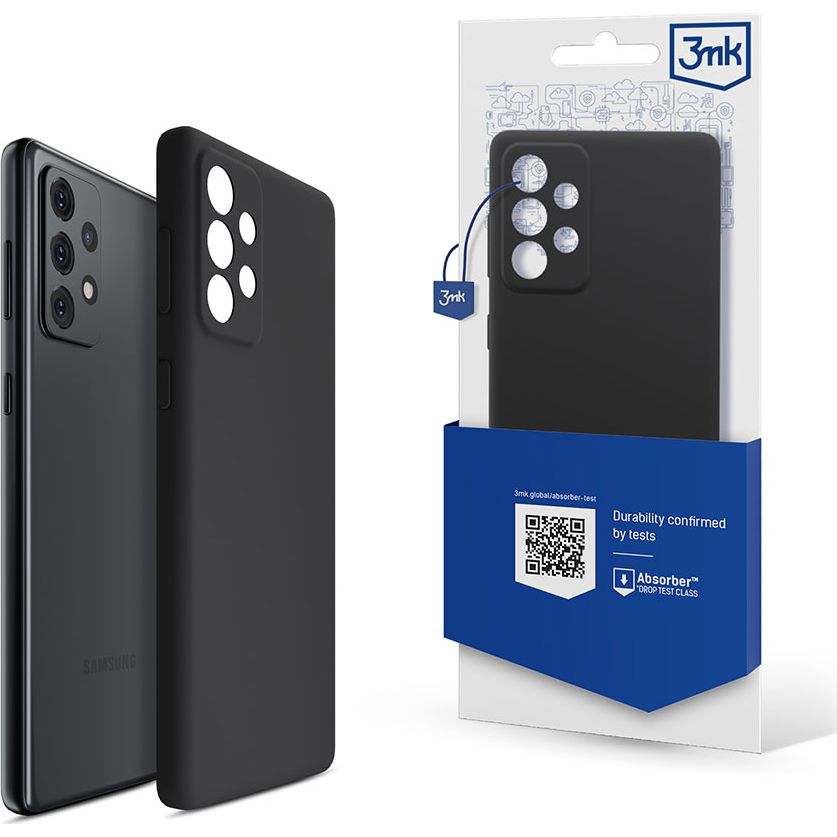 Schutzhülle 3mk Silicone Case für Galaxy A53 5G, Schwarz