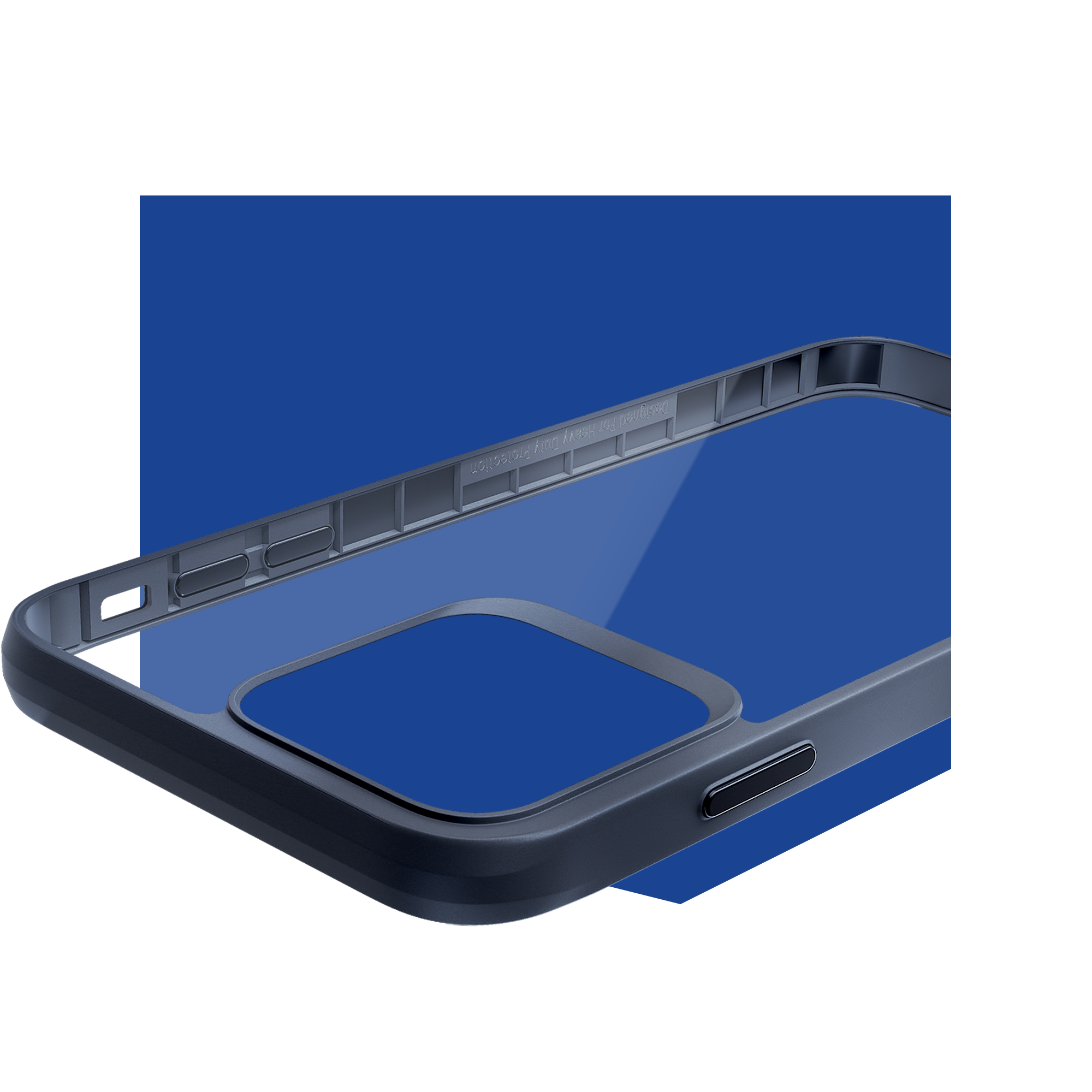 Schutzhülle 3mk Satin Armor Case+ für iPhone 11, Transparent mit schwarzem Rahmen