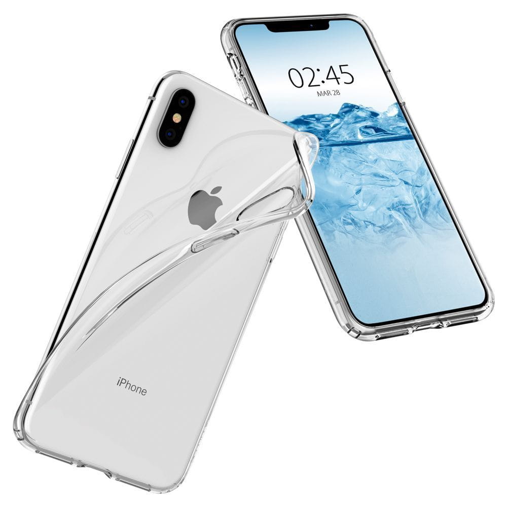 Schutzhülle Spigen Liquid Crystal für iPhone Xs / X transparent