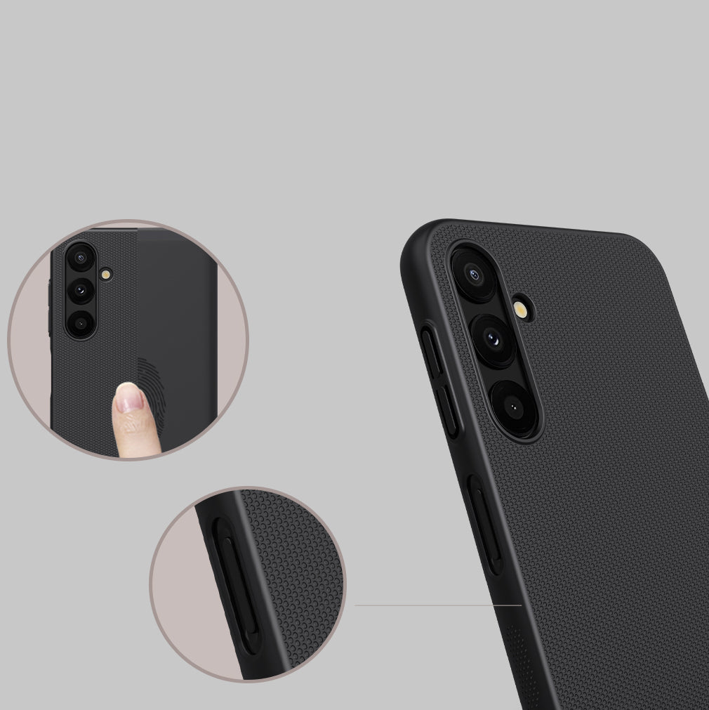 Schutzhülle Nillkin Super Frosted Shield für Galaxy A24 4G, Schwarz
