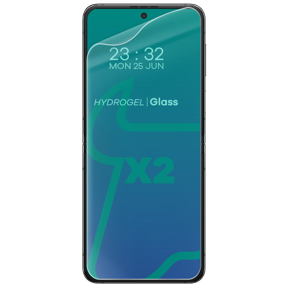 Hydrogel Folie für Display und Rückseite Bizon Glass Hydrogel, Galaxy Z Flip5, 2 Stück