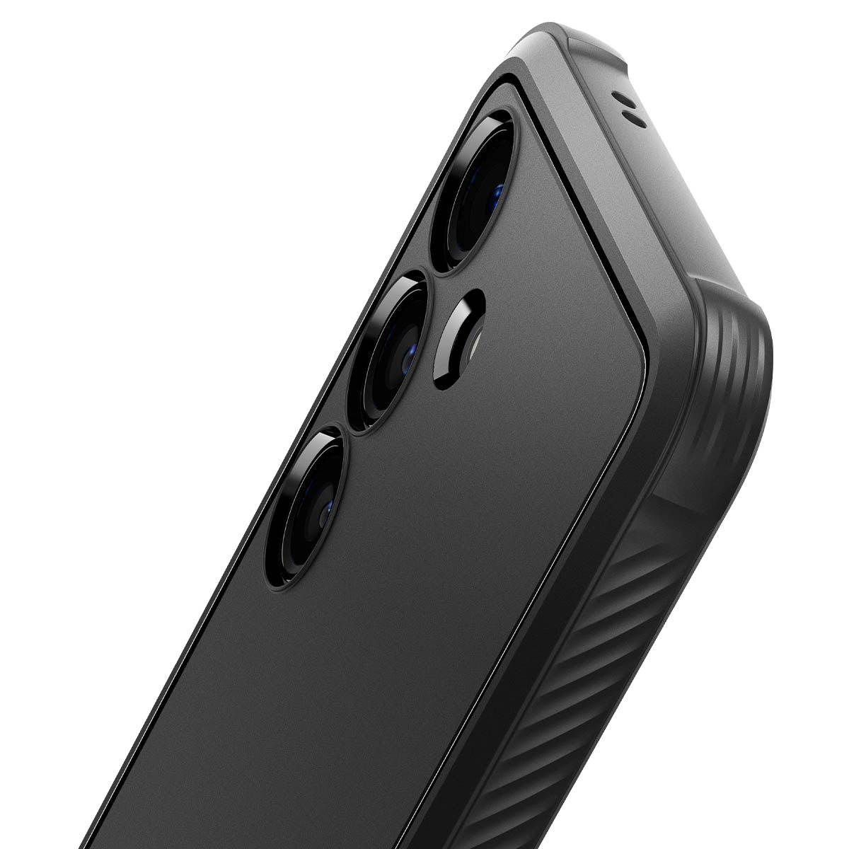 Schutzhülle für Galaxy S24 Plus, Spigen Rugged Armor, Schwarz