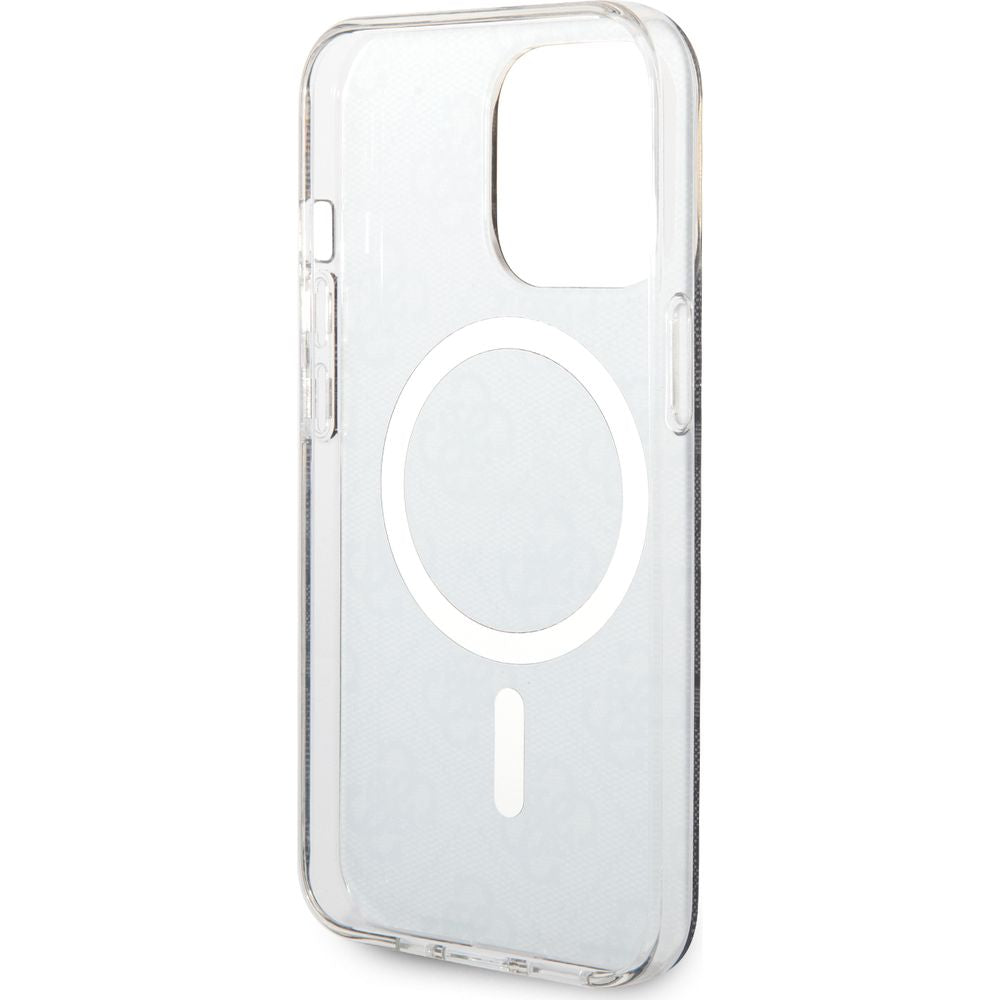 Guess Hardcase 4G MagSafe Tasche für iPhone 13 Pro, Schwarz