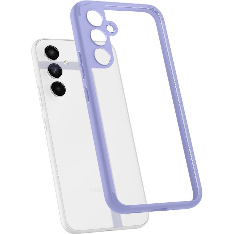 Schutzhülle Spigen Ultra Hybrid für Galaxy A54 5G, Transparent/Violett