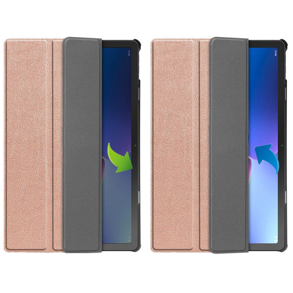 Schutzhülle Tech Protect Smartcase für Lenovo Tab M10 Plus 10.6 gen. 3, Rosegold