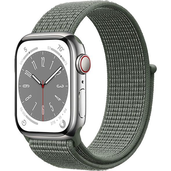 Armband Crong Nylon für Apple Watch 49/45/44/42 mm, Grün