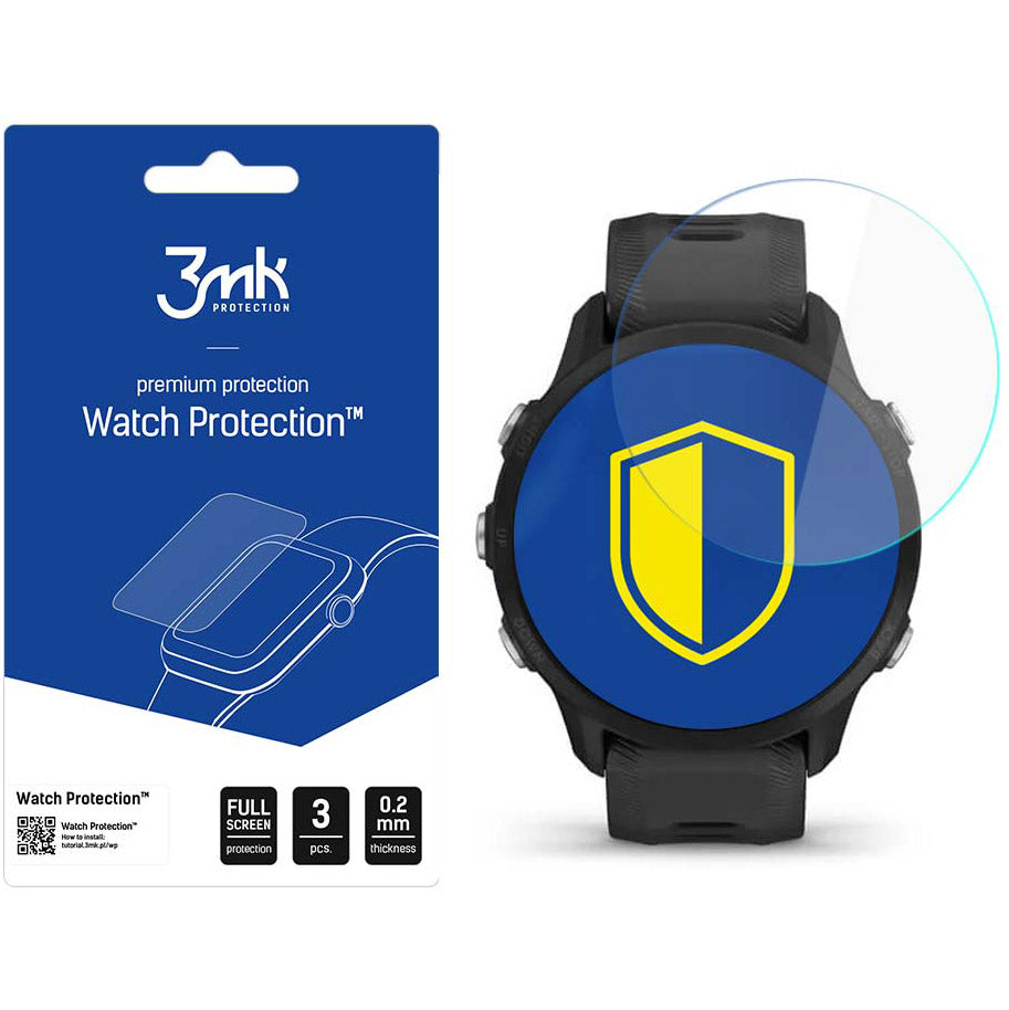 Hybridglas 3mk Watch Protection für Garmin Forerunner 955, 3 Stück
