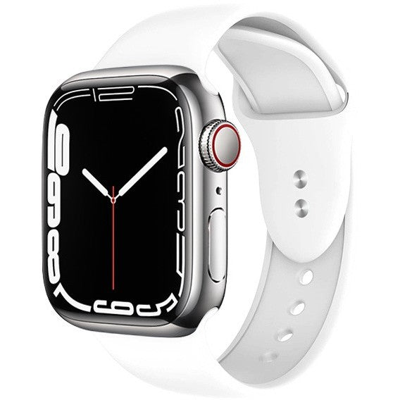 Armband Crong Sport Liquid Band für Apple Watch 49/46/45/44 mm, Weiß