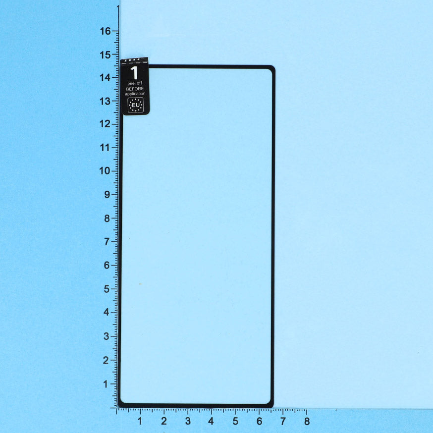 Gehärtetes Glas MyScreen Diamond Glass Edge Full Glue für Google Pixel 6a, schwarzer Rahmen
