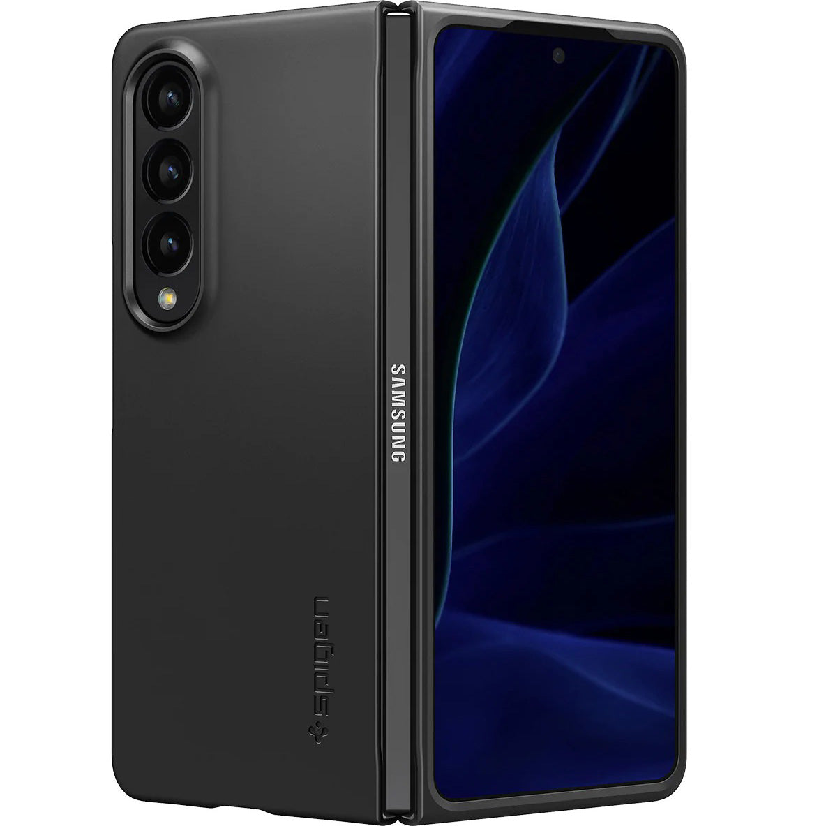 Schutzhülle Spigen Air Skin für Galaxy Z Fold4, Schwarz