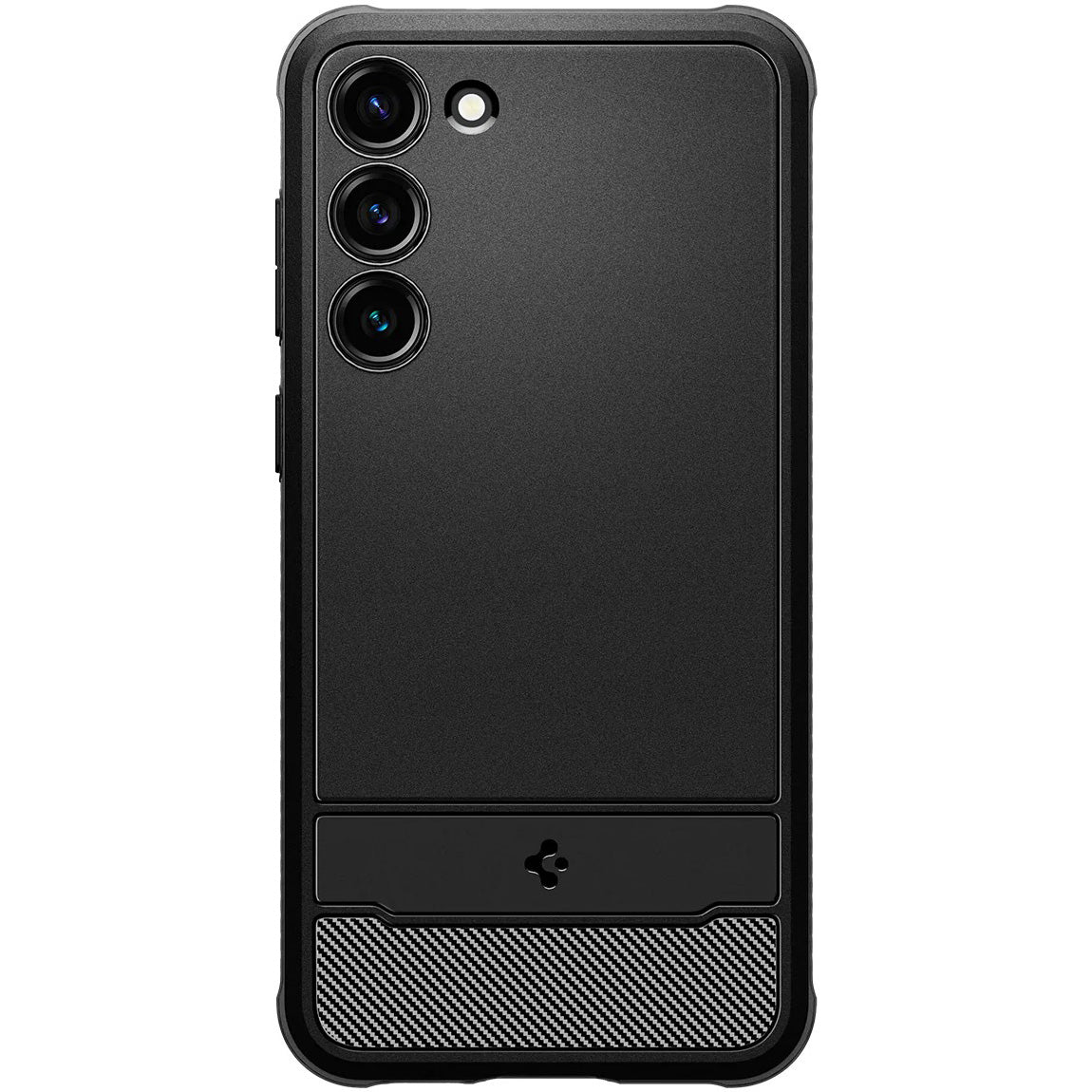 Schutzhülle Spigen Rugged Armor für Galaxy S23, Schwarz