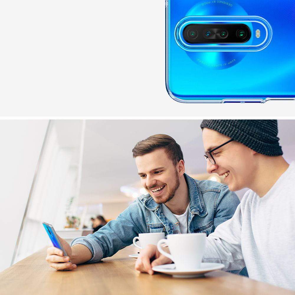 Schutzhülle Spigen Liquid Crystal Xiaomi Pocophone X2 transparent - Guerteltier