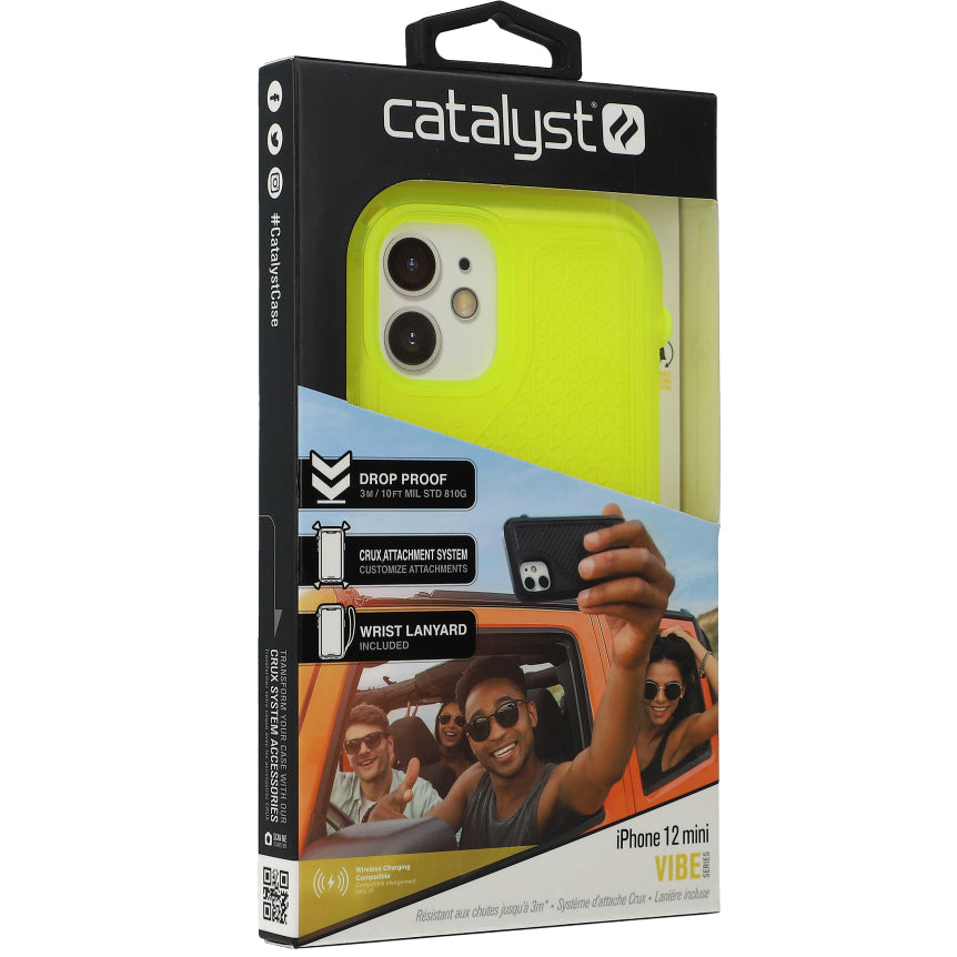 Schutzhülle Catalyst Vibe für iPhone 12 Mini, Gelb