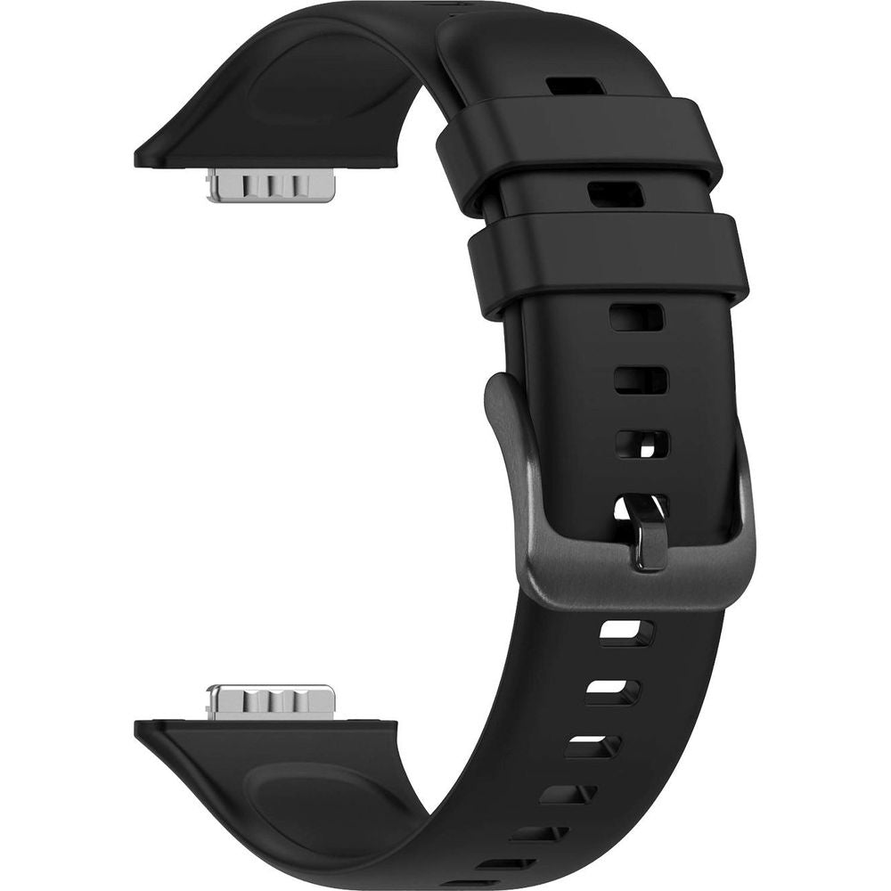 Armband Fixed Silicone Strap für Huawei Watch Fit 2, Schwarz