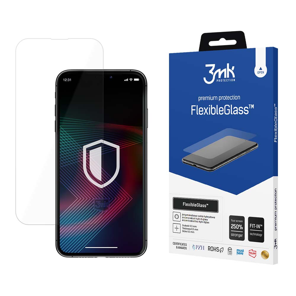 Hybridglas 3mk Flexible Glass für iPhone 14 / 14 Pro
