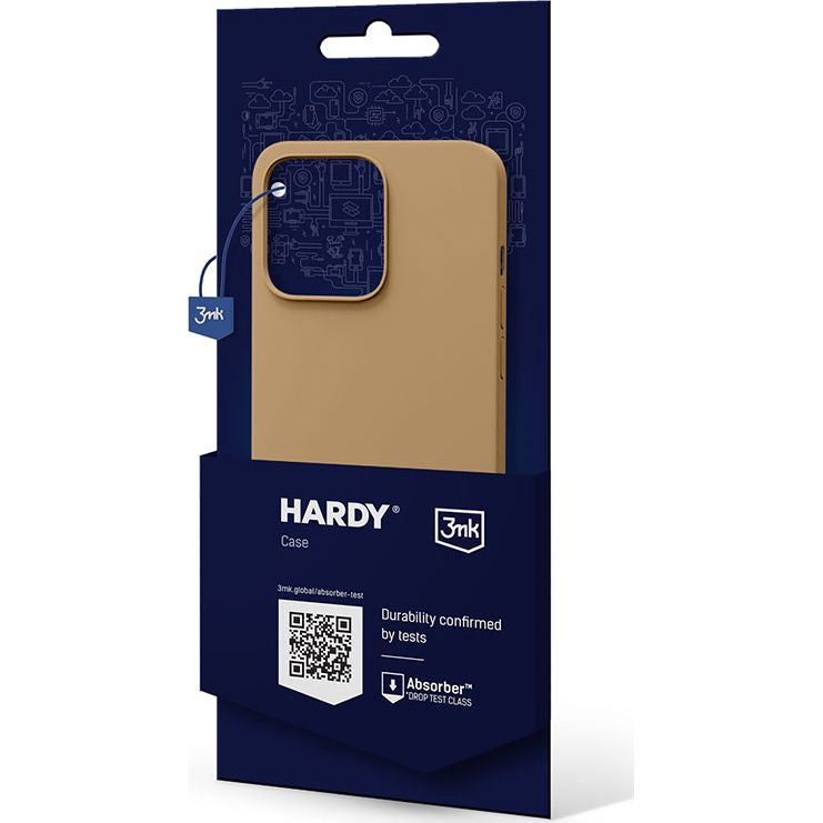 Schutzhülle 3mk Hardy Silicone MagCase MagSafe für iPhone 14 Pro, Gold