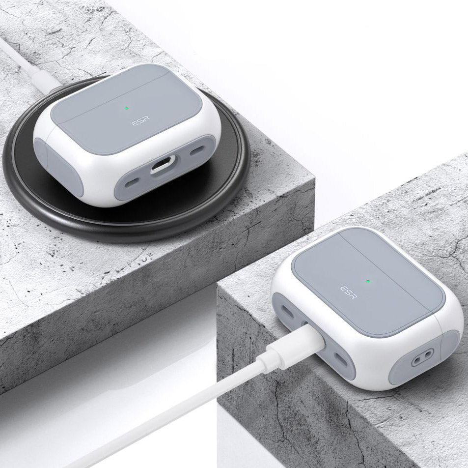 Schutzhülle ESR Orbit HaloLock MagSafe für AirPods Pro 1 / 2, Weiß
