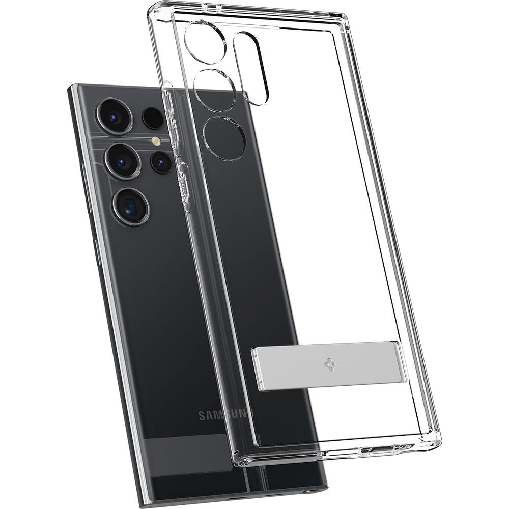 Schutzhülle für Galaxy S24 Ultra, Spigen Ultra Hybrid S, Transparent