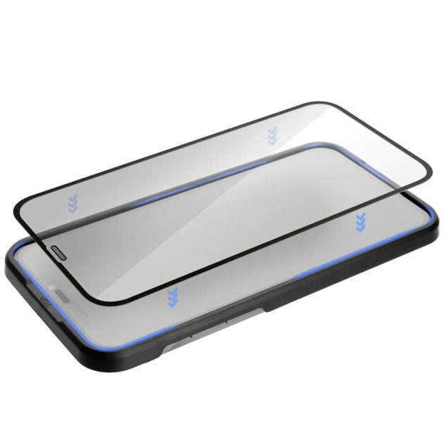 Hartglas Fixed Armor Full Cover 2.5D Tempered Glass für iPhone 14 / 13 Pro / 13, mit Schwarzen Rahmen
