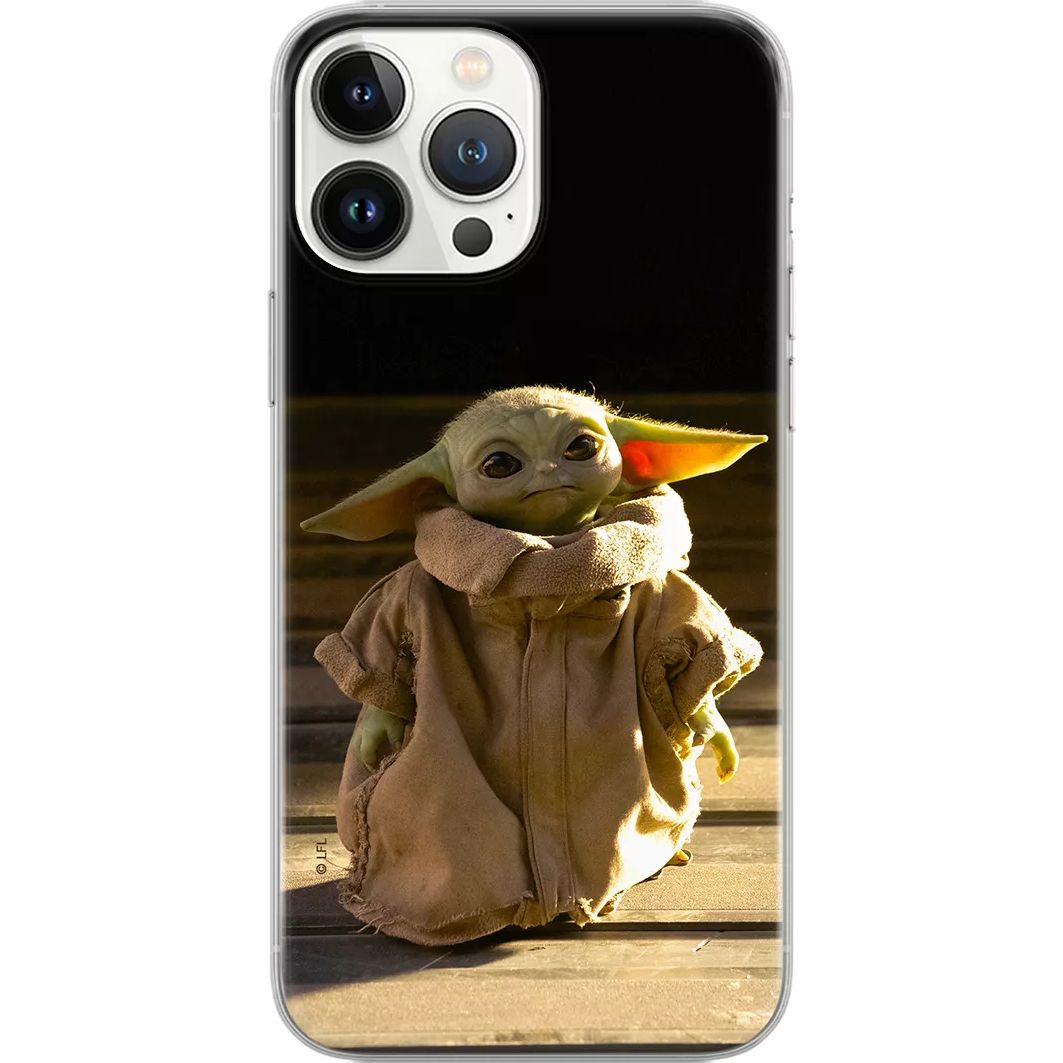 Schutzhülle für iPhone 12 Pro, iPhone 12, ERT Group Star Wars, Baby Yoda 001