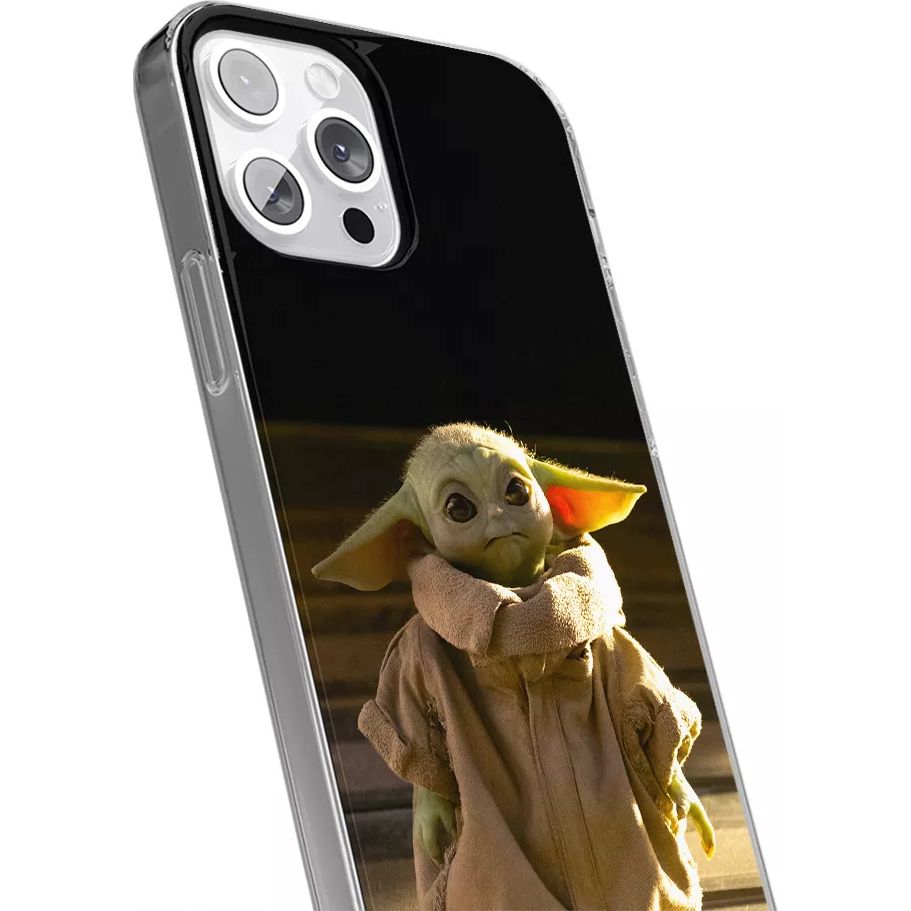 Schutzhülle für iPhone 12 Pro, iPhone 12, ERT Group Star Wars, Baby Yoda 001